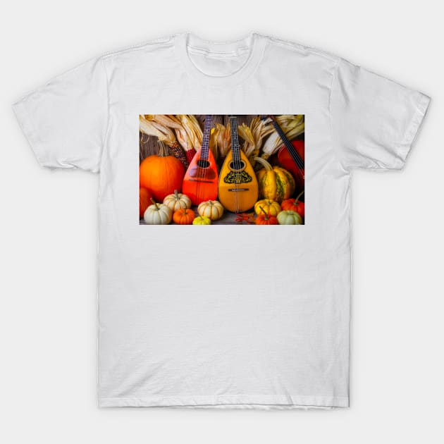 Mandolins And Violin Still Life T-Shirt by photogarry